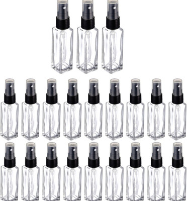 Zahra art 8 ml Glass Spray Bottle(Pack of 21, White)