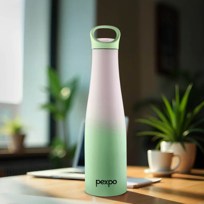 pexpo 600 ml Steel Flask(Pack of 1, Green)