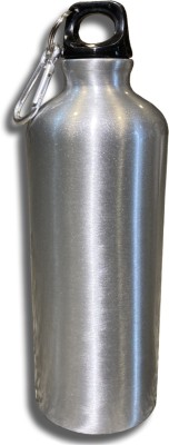 LOROFY Silver Aluminium Bottle Sipper For School Office | Gym | Sports. 750 ml Bottle(Pack of 1, Silver, Aluminium)