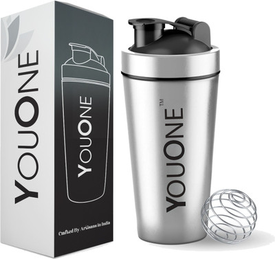 Youone 750 ml Steel Shaker(Pack of 1, Silver)