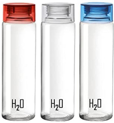 AVAIKSA 1000 ml Glass Bottle(Pack of 3, Multicolor)