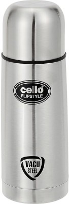 cello Flip Style 350 ml Bottle(Pack of 1, Silver, Steel)