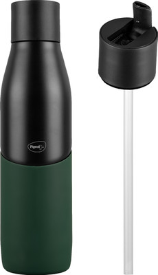 Pigeon 16253 500 ml Flask(Pack of 1, Black, Green, Steel)