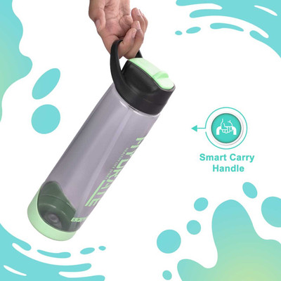 SPACE POLYCRAFT 600 ml Plastic Bottle(Pack of 1, Green)