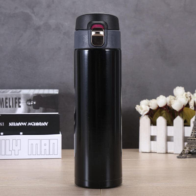 3D METRO SUPER STORE 500 ml Steel Flask(Pack of 1, Black)