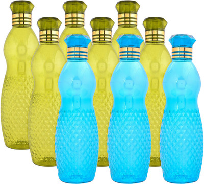KUBER INDUSTRIES 1000 ml Plastic Bottle(Pack of 9, Multicolor)