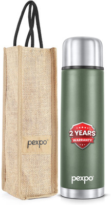 pexpo 1000 ml Steel Flask(Pack of 1, Green)