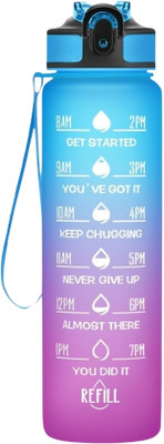 Givni Mart 1000 ml Plastic Bottle(Pack of 1, Multicolor)