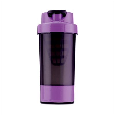 Trueware Mini Smart Gym Shaker 500 ML With PP Blender Ball 500 ml Shaker(Pack of 1, Purple, Plastic)