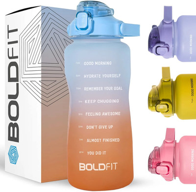 BOLDFIT 2000 ml Plastic Bottle(Pack of 1, Pink)