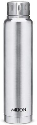 MILTON Elfin 500 Thermosteel 24 Hours Hot and Cold Water Bottle 500 ml Flask(Pack of 1, Silver, Steel)