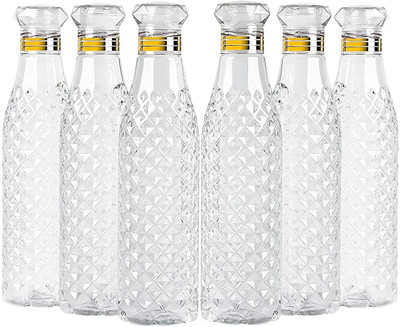DN Enterprises 1000 ml Plastic Bottle(Pack of 6, Multicolor)
