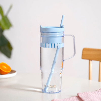 Nestasia 1300 ml Silicone Bottle(Pack of 1, Light Blue, Clear)