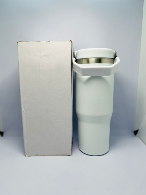 nylecart 900 ml Steel Sipper(Pack of 1, White)