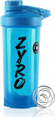 ZYRO 750 ml Plastic Shaker(Pack of 1, Blue)