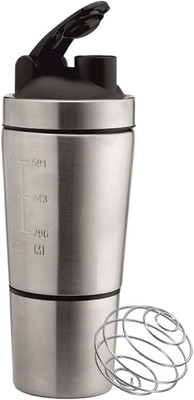 ShopiMoz 750 ml Steel Shaker(Pack of 1, Silver)