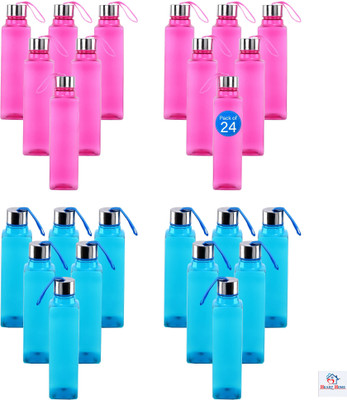 Heart Home 1000 ml Plastic Bottle(Pack of 24, Blue, Pink)