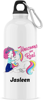 daddydream 600 ml Aluminium Bottle(Pack of 1, White)