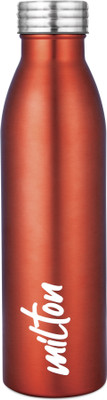 MILTON 1000 ml Steel Bottle(Pack of 1, Brown)