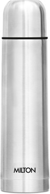 MILTON Eco-Flip 1000 Thermosteel Bottle 1000 ml Flask(Pack of 1, Silver, Steel)