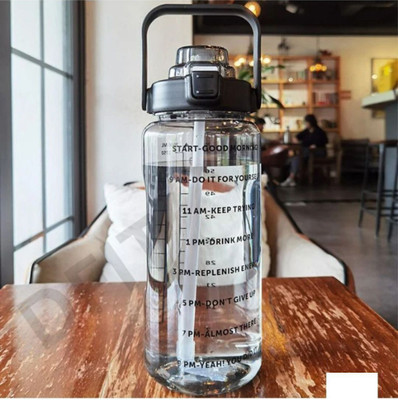 Glowee 2000 ml Plastic Bottle(Pack of 1, Black, Black)