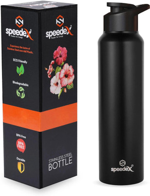 SPEEDEX 1000 ml Stainless Steel Bottle(Pack of 1, Black)