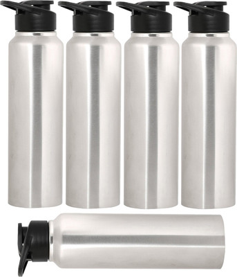 STYLE HOMEZ 1000 ml Steel Sipper(Pack of 5, Silver)