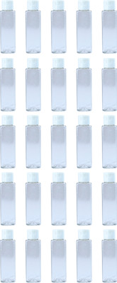 PHARCOS 100 ml Plastic Bottle(Pack of 25, Clear)
