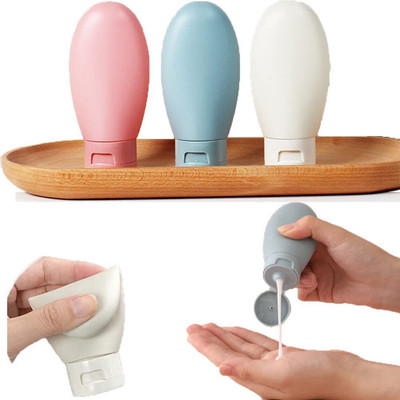 Tanlesa 60ml pack of 3 mini refiilable travel bottles Travel Toiletry Kit(Multicolor)
