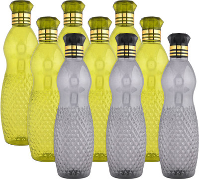 KUBER INDUSTRIES 1000 ml Plastic Bottle(Pack of 9, Multicolor)