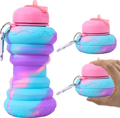 HOMESTIC by Kuber Industries 600 ml Silicone Sipper(Pack of 3, Multicolor)