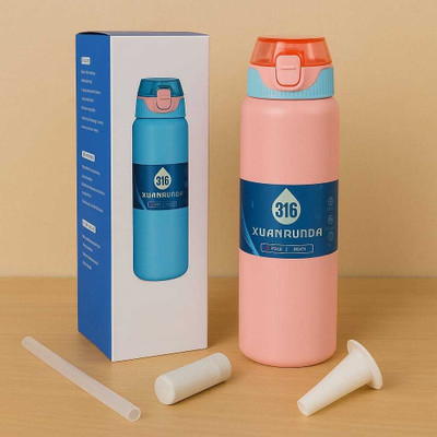 Bella n Bloom 1000 ml Stainless Steel Sipper(Pack of 1, Pink)