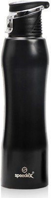 SPEEDEX ATELIER Stainless Steel Fridge Water Bottle for Gym School Home Boys & Girls 750 ml Bot 1000 ml Bottle(Pack of 1, Black, Steel)