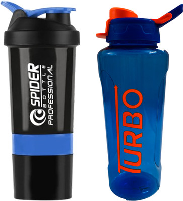 TRUE INDIAN 600 ml Plastic Shaker(Pack of 2, Blue)