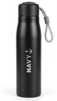 EMARINERSAPP 500 ml Stainless Steel Bottle(Pack of 1, Black)