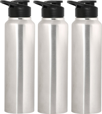 STYLE HOMEZ 1000 ml Steel Sipper(Pack of 3, Silver)