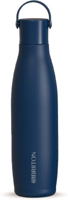 BRIITON Pacer Copper-Coated Leakproof Insulated Flask Hot & Cold Stainless Steel Water 750 ml Bottle(Pack of 1, Blue, Steel)