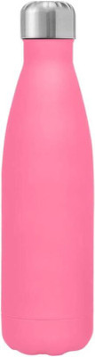 3D METRO SUPER STORE 1000 ml Steel Flask(Pack of 1, Pink)