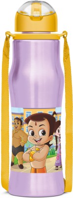 MILTON Sipmate 650 Chhota Bheem Stainless Steel Kids Water Bottle, 600 ml, Orange 600 ml Bottle(Pack of 1, Purple, Steel)