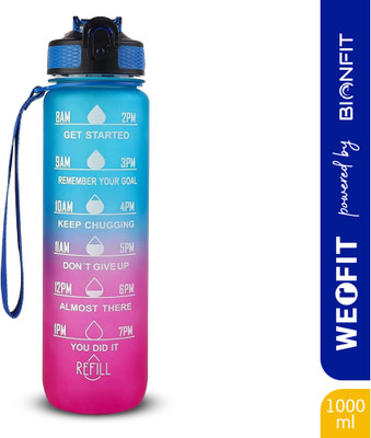 WErFIT 1000 ml Plastic Shaker(Pack of 1, Multicolor)