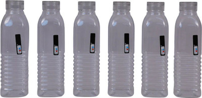 EssaBella 1000 ml Plastic Bottle(Pack of 6, Grey)