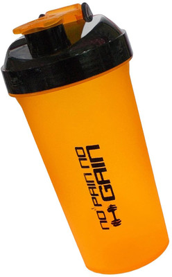 Piru 700 ml Plastic Shaker(Pack of 1, Orange)