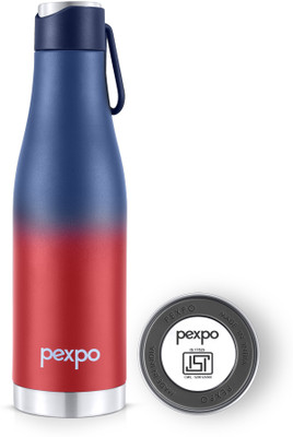pexpo 730 ml Steel Flask(Pack of 1, Red)