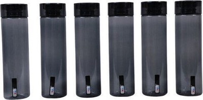 EssaBella 1000 ml Plastic Bottle(Pack of 6, Grey)