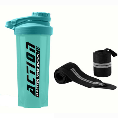 TRUE INDIAN 700 ml Tritan Shaker(Pack of 2, Green)