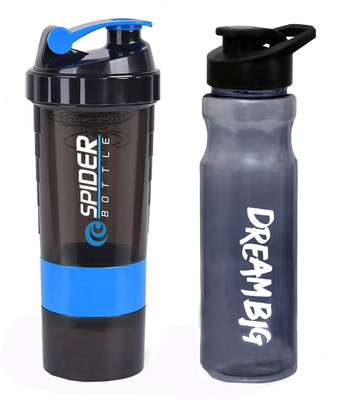 COOL INDIANS 500 ml Plastic Shaker(Pack of 2, Blue)