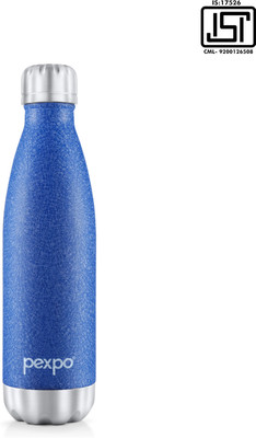 pexpo 500 ml Steel Flask(Pack of 1, Blue)