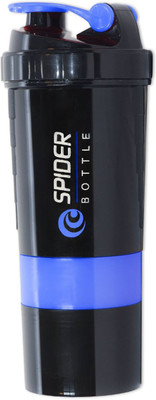 VARJISH 500 ml Plastic Shaker(Pack of 1, Blue, Black)
