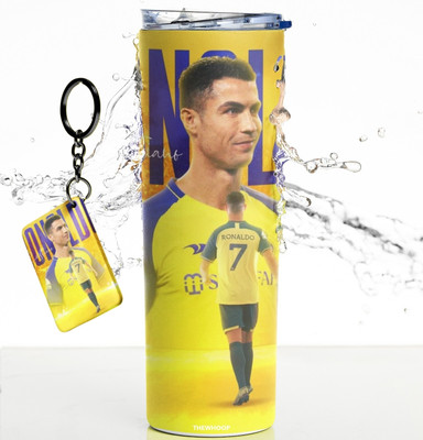 TheWhoop 600 ml Steel Sipper(Pack of 1, Yellow)