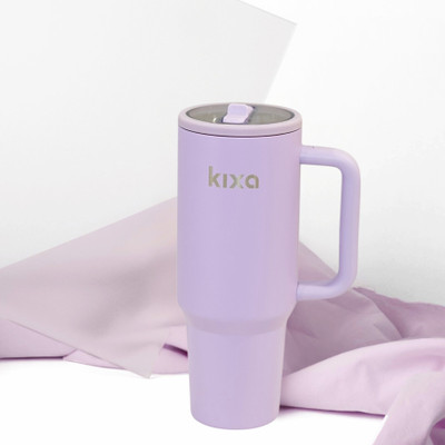 Kixa 1200 ml Steel Sipper(Pack of 1, Purple)